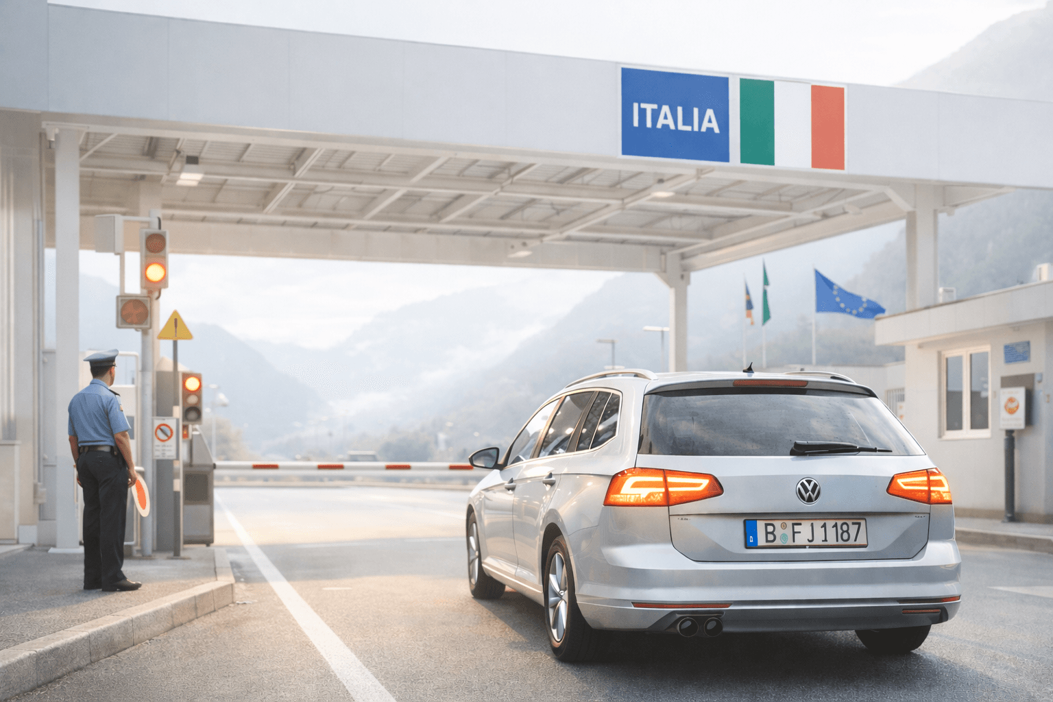 Auto con targa tedesca al confine italiano - nazionalizzazione veicoli